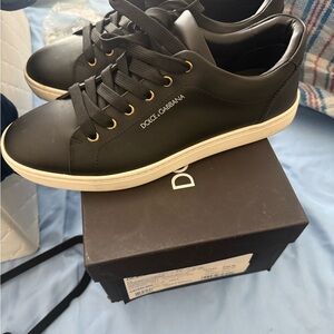 Dolce & Gabbana Black and White Sneakers